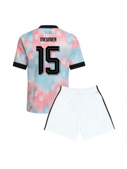 Otroški Nogometna dresi replika Belgija Thomas Meunier #15 Gostujoči SP 2026 Kratek rokav (+ hlače)